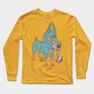 BLUE DOBERMAN Long Sleeve T-Shirt